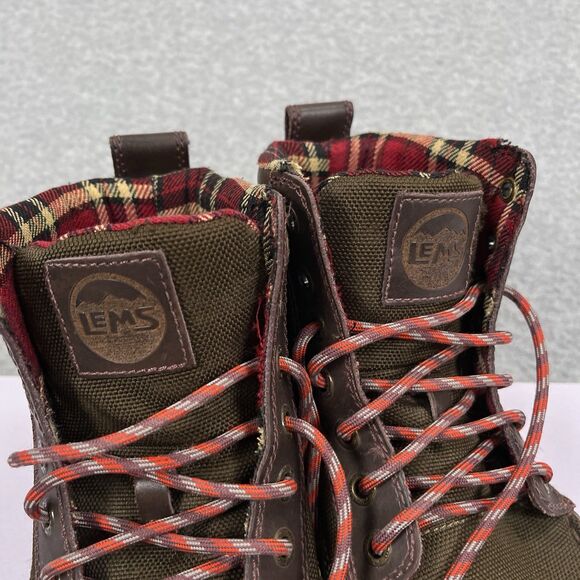 Lems Boulder Boots Mens 7 Womens 8.5 Timber Green Minimalist Barefoot Zero Drop - Picture 13 of 14